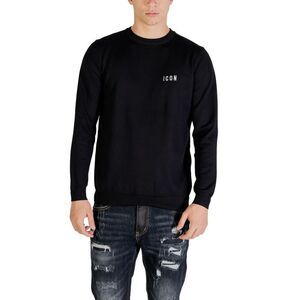 Icon Black Viscose Men's Sweatshirt
